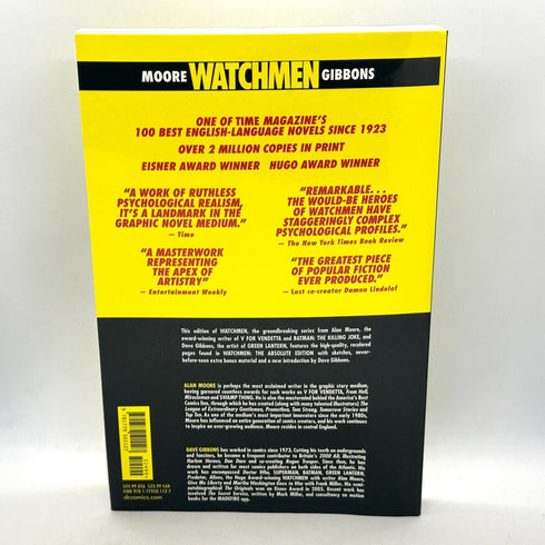 Watchmen Paperback Comic Book by Alan Moore DC Comics